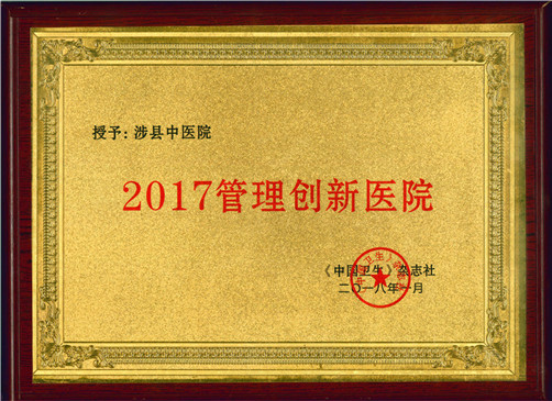 2017管理创新医院